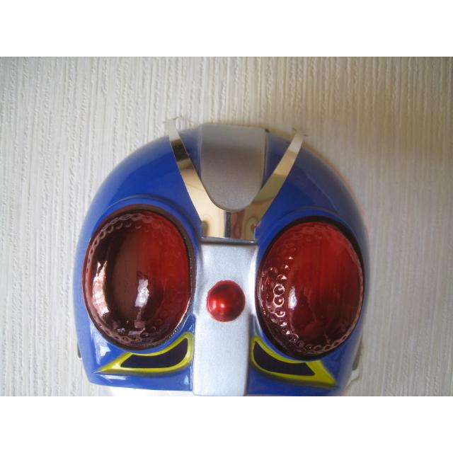 お面 仮面ライダー1号 ブルー再販タイプ 長期保管品 1984〜1987