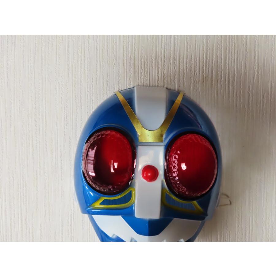 お面 仮面ライダー1号 ブルー 藤岡弘、 東映 長期保管品 1972年頃 当時