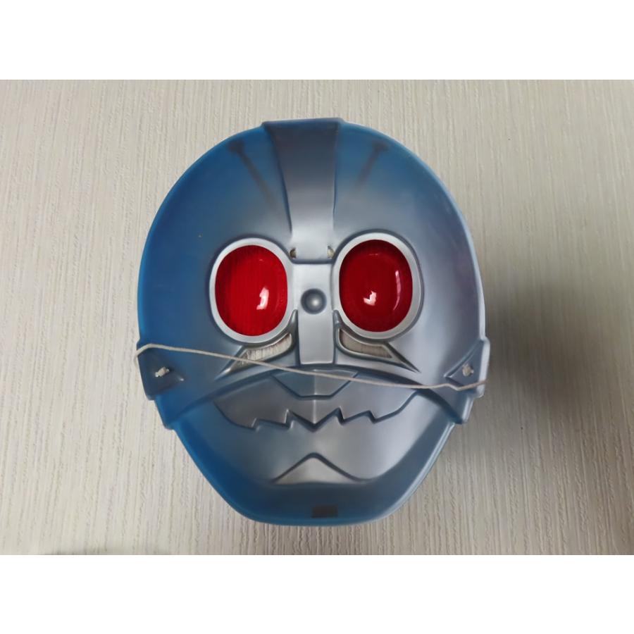お面 仮面ライダー1号 ブルー 藤岡弘、 東映 長期保管品 1972年頃 当時