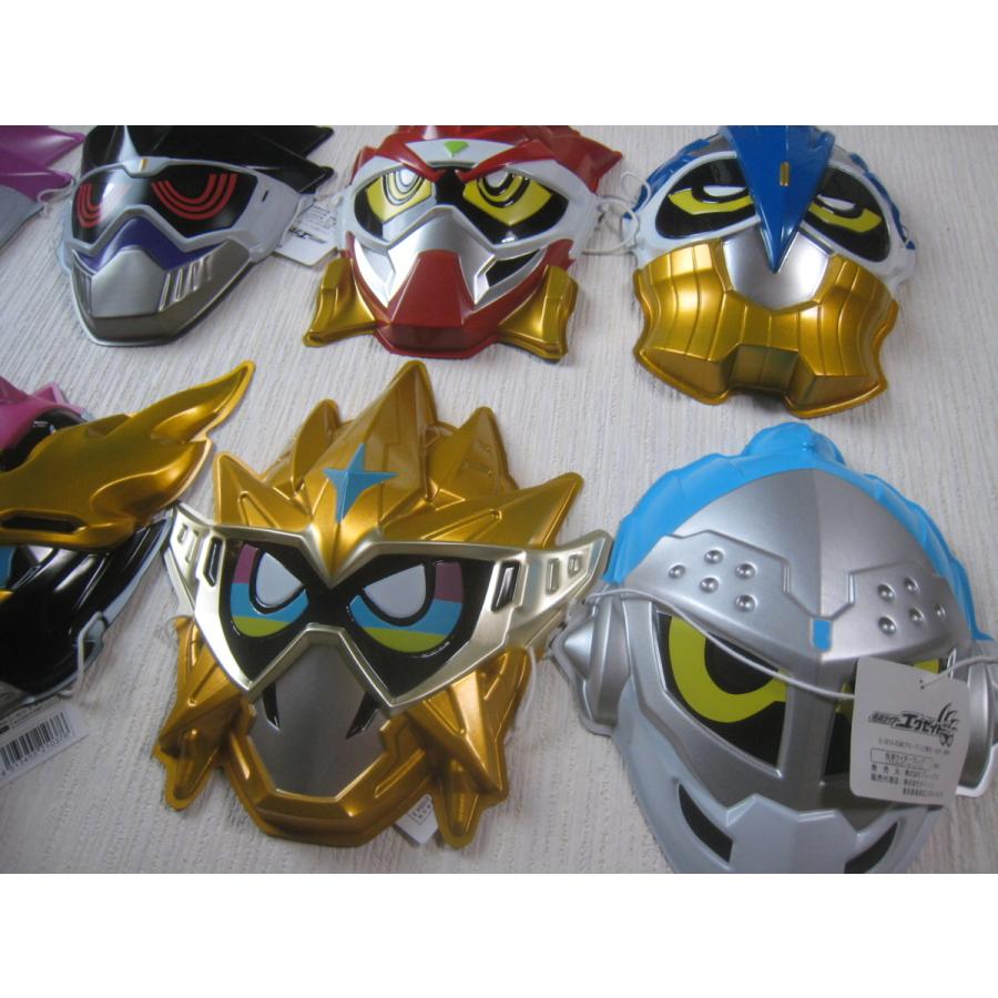 お面 仮面ライダーエグゼイド 8個セット 2016年 2017年 東映