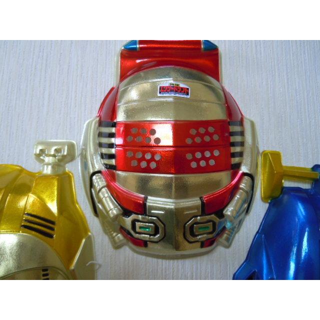 お面 特捜エクシードラフト 3個セット 長期保管品 メタルヒーロー
