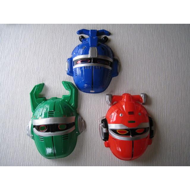 お面 重甲ビーファイター 3個セット ブルービート ジースタッグ