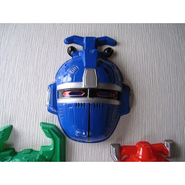 お面 重甲ビーファイター 3個セット ブルービート ジースタッグ