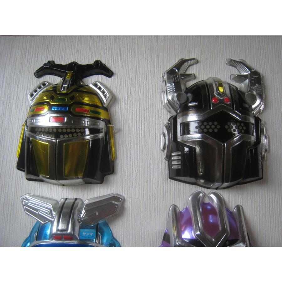 お面 ビーファイター 4個セット カブト クワガー テントウ