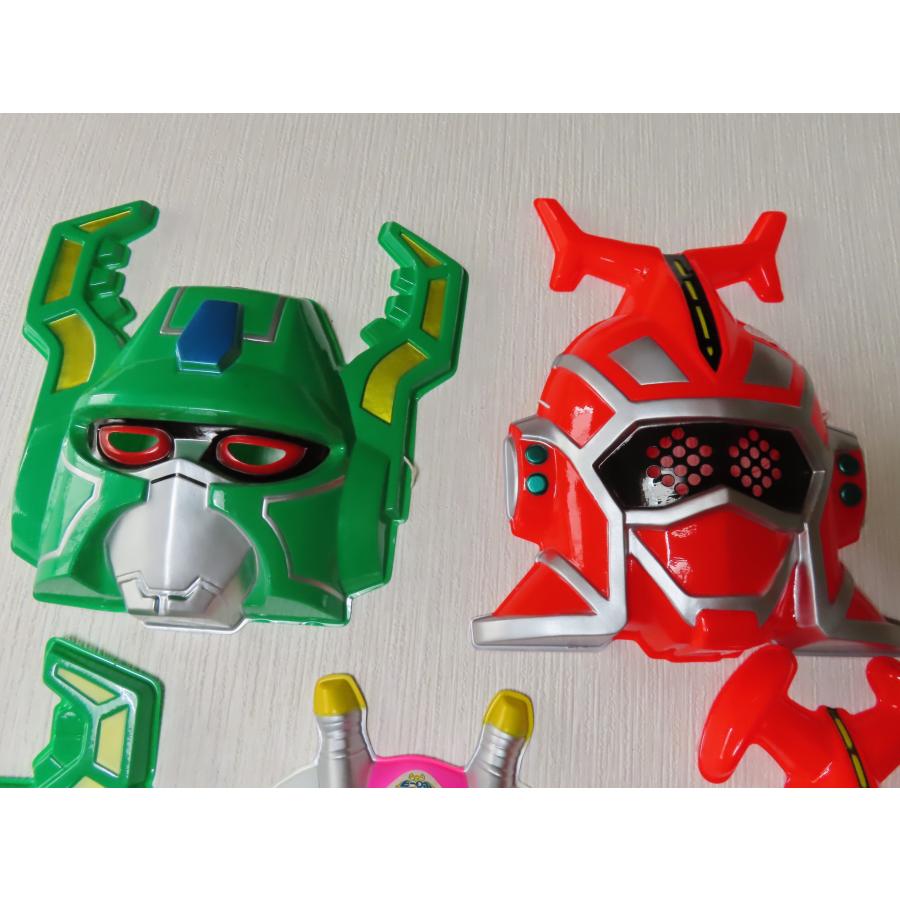 お面 ビーロボカブタック 5個セット カブトタック クワジーロ テント