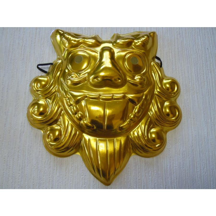 お面 シーサー ゴールド 金色 魔除け 沖縄 獅子 琉球 ご当地キャラ 壁飾り おめん Omothere3 アルル 通販 Yahoo ショッピング