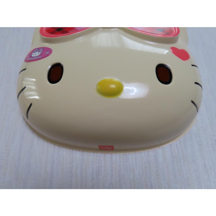 お面 ハローキティ ビッグリボンパステルレッド 長期保管 日焼け変色