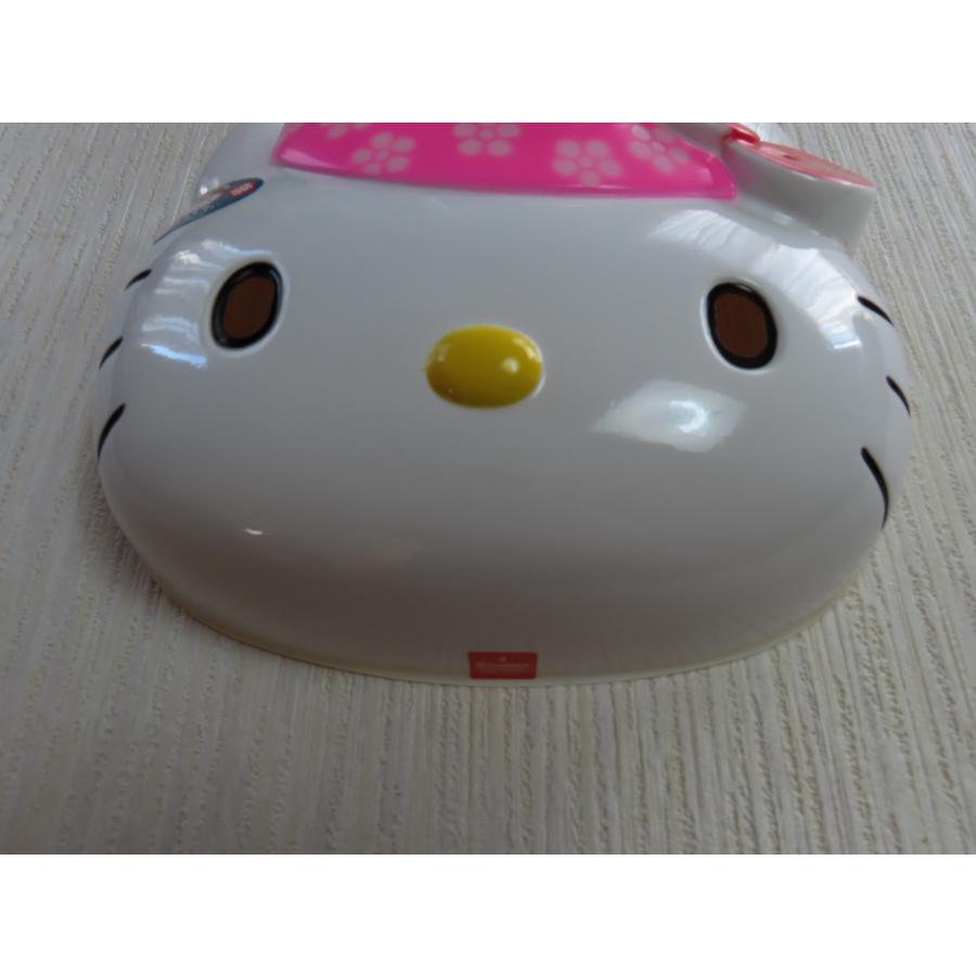 お面 ハローキティ ピンク花柄ハチマキ はろうきてぃ 端に日焼けあり