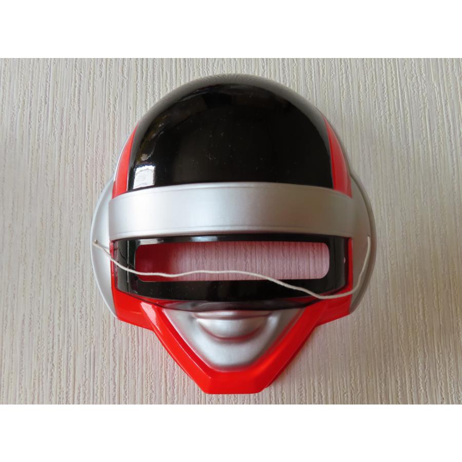 お面　超電子バイオマン　レッドワン　バイザー欠品　郷史朗　坂元亮介　昭和レトロ　1984年　東映　スーパー戦隊シリーズ | 