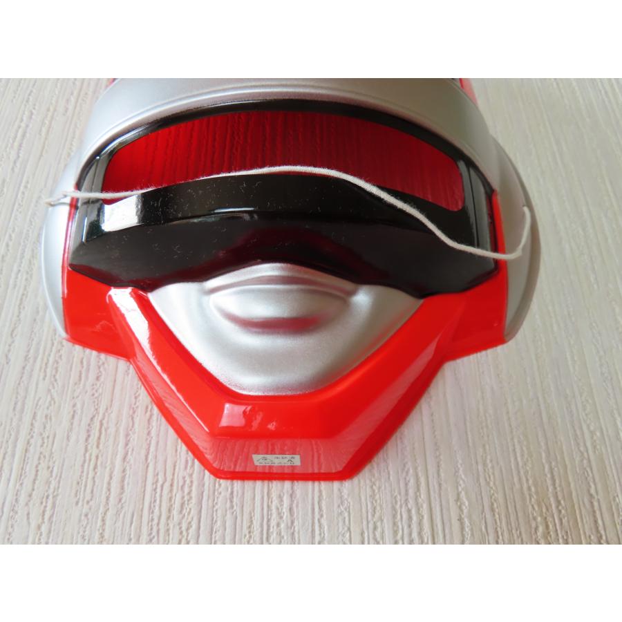 お面　超電子バイオマン　レッドワン　バイザー欠品　郷史朗　坂元亮介　昭和レトロ　1984年　東映　スーパー戦隊シリーズ |  | 02