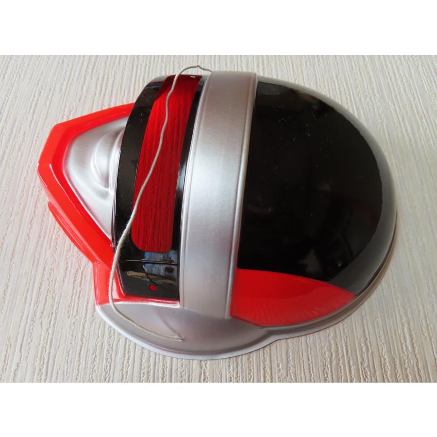お面　超電子バイオマン　レッドワン　バイザー欠品　郷史朗　坂元亮介　昭和レトロ　1984年　東映　スーパー戦隊シリーズ |  | 03