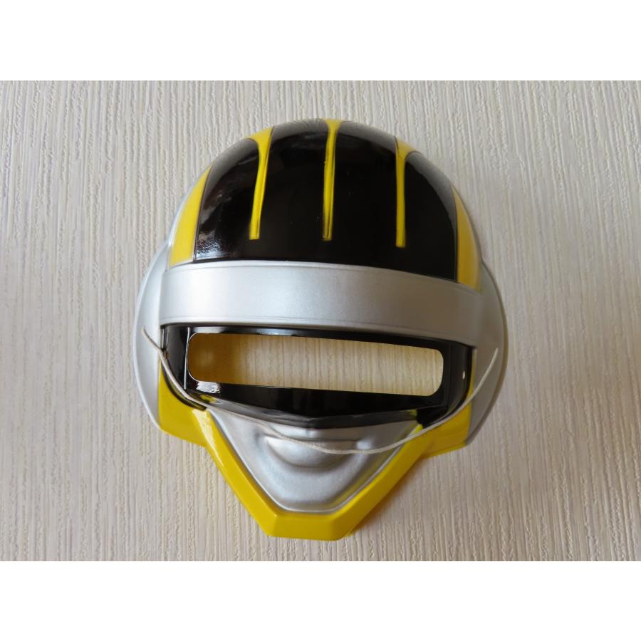 お面　超電子バイオマン　イエローフォー　バイザー欠品　矢島由紀　田中澄子　昭和レトロ　1984年　東映　スーパー戦隊シリーズ | 