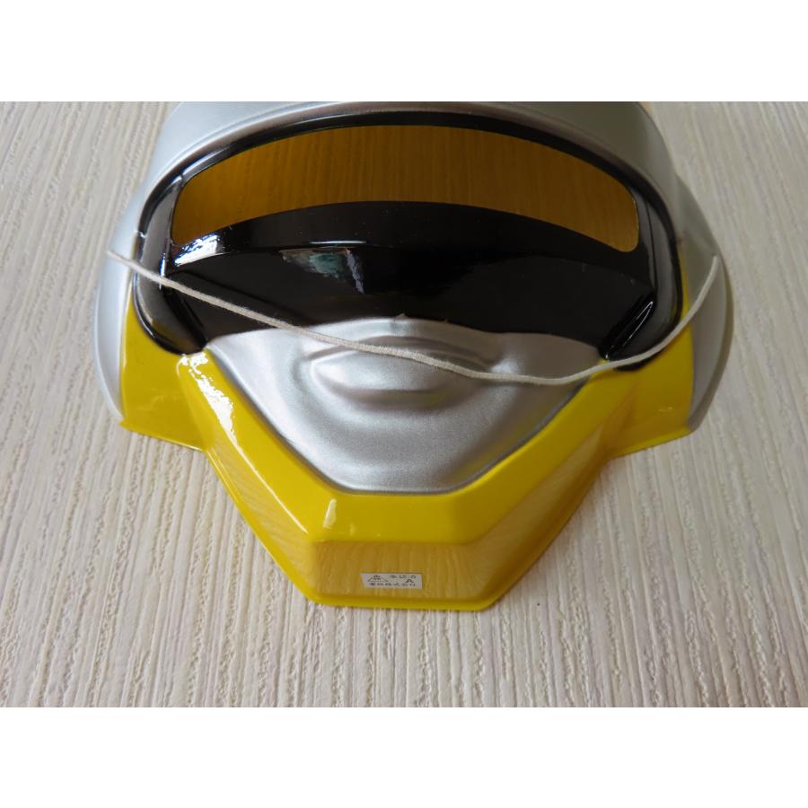 お面　超電子バイオマン　イエローフォー　バイザー欠品　矢島由紀　田中澄子　昭和レトロ　1984年　東映　スーパー戦隊シリーズ |  | 02