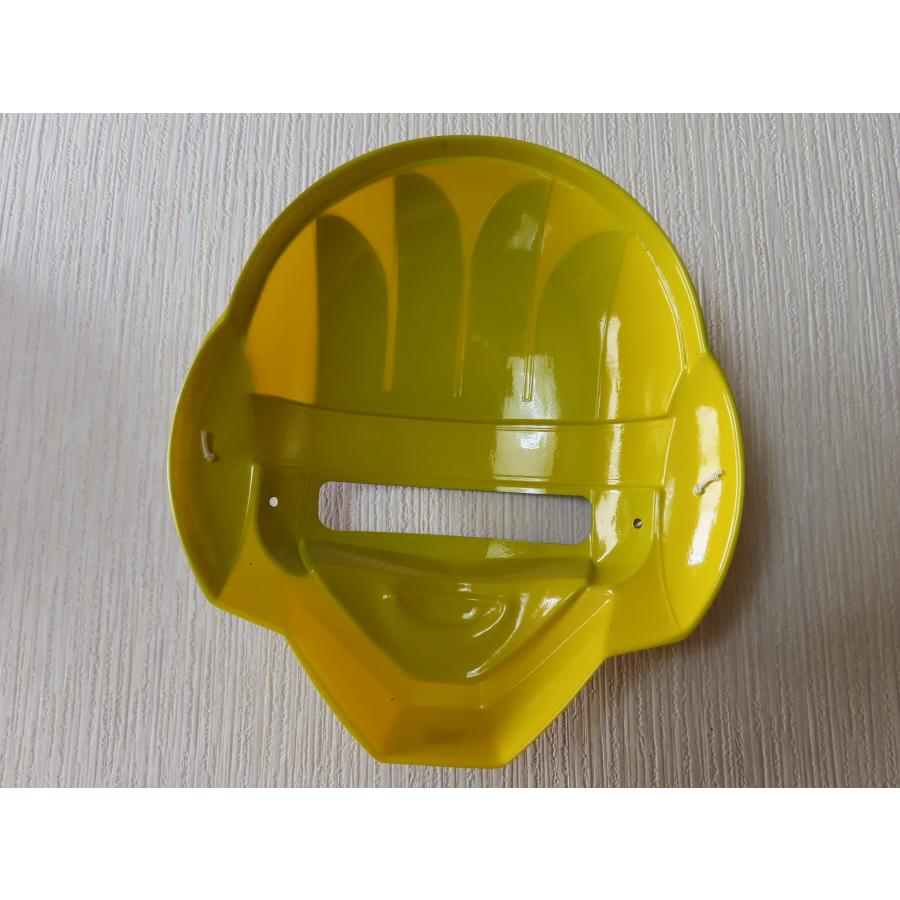 お面　超電子バイオマン　イエローフォー　バイザー欠品　矢島由紀　田中澄子　昭和レトロ　1984年　東映　スーパー戦隊シリーズ |  | 04