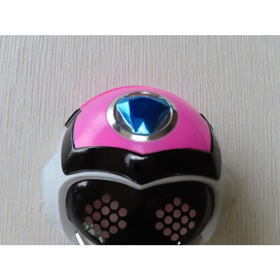 お面　超新星フラッシュマン　ピンクフラッシュ　ルー　吉田真弓　1986年　昭和レトロ　東映　スーパー戦隊シリーズ　おめん |  | 01