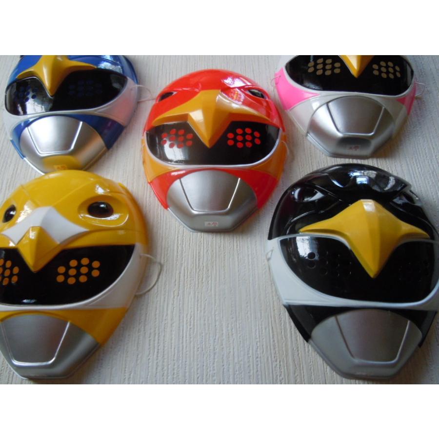 お面 鳥人戦隊ジェットマン 5個セット 1991年 長期保管品 東映