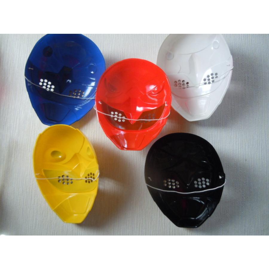 お面 鳥人戦隊ジェットマン 5個セット 1991年 長期保管品 東映