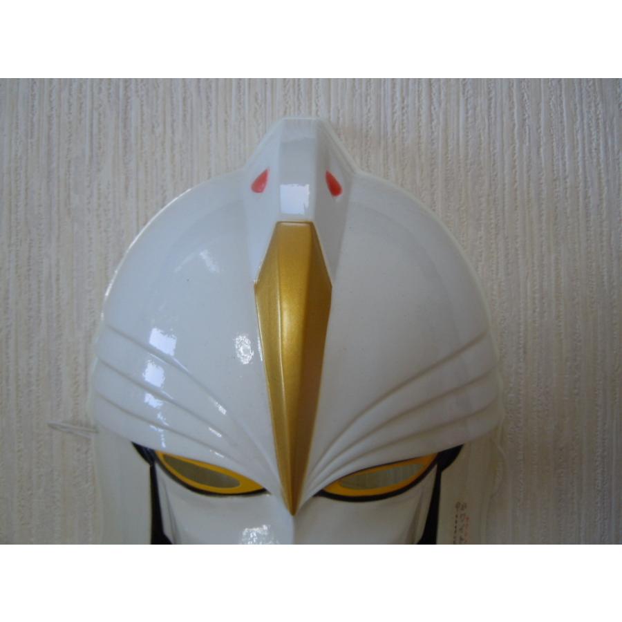 お面　忍者戦隊カクレンジャー　ホワイトカーク　1994年　1995年　東映　特撮テレビドラマ　戦隊ヒーロー　おめん |  | 01
