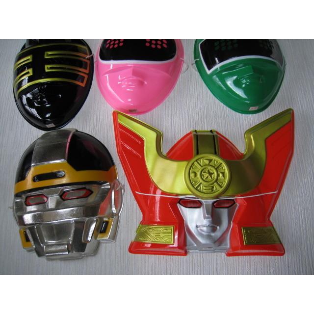 お面 超力戦隊オーレンジャー 8個セット タックルボーイ 東映 1995年