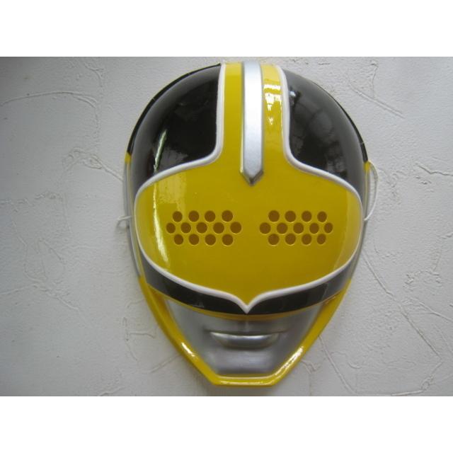 お面　未来戦隊タイムレンジャー　タイムイエロー　ドモン　和泉宗兵　東映　2000年〜2001年　スーパー戦隊シリーズ　おめん | 