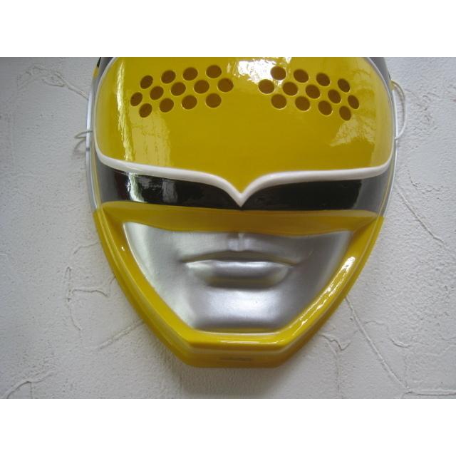お面　未来戦隊タイムレンジャー　タイムイエロー　ドモン　和泉宗兵　東映　2000年〜2001年　スーパー戦隊シリーズ　おめん |  | 02