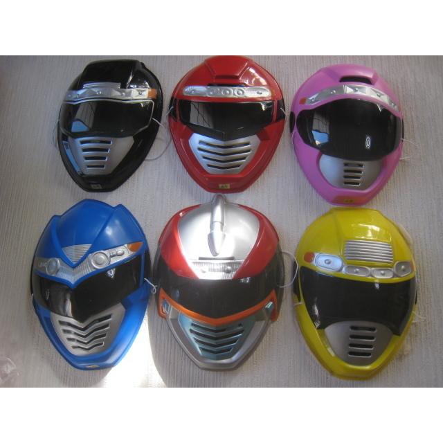 お面 轟轟戦隊ボウケンジャー 6個セット テレビ朝日 2006年 東映