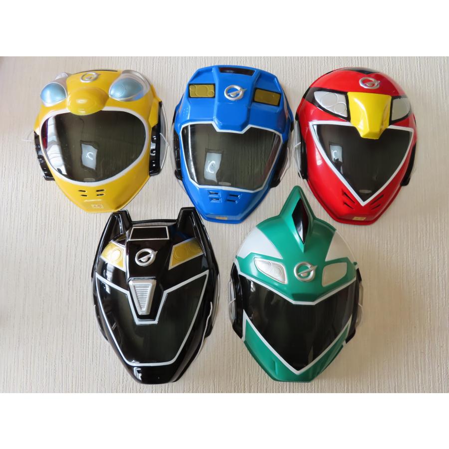 仮面ライダー・ゴーオンジャー・お面 20個セット お面 炎神戦隊ゴーオンジャー 5個セット お祭り 東映 2008年 特撮