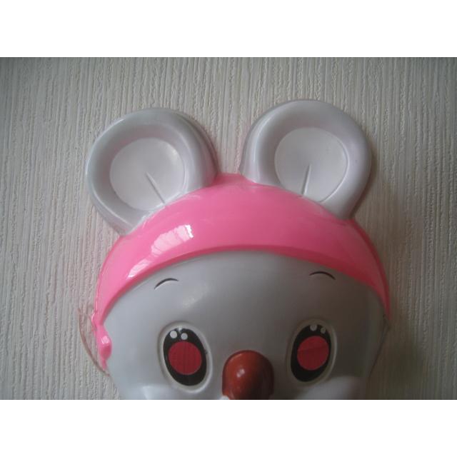 にこにこぷん　ぽろり　お面　レトロ　【匿名配送】 お面 ぽろり・カジリアッチIII世 中尾隆聖 ネズミ にこにこぷん