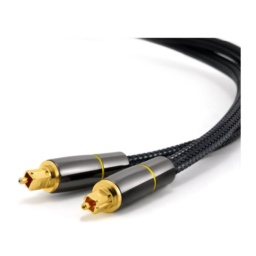 光デジタルケーブル 5m 高品質光ケーブル TOSLINK 角型プラグ オーディオケーブル |  | 01