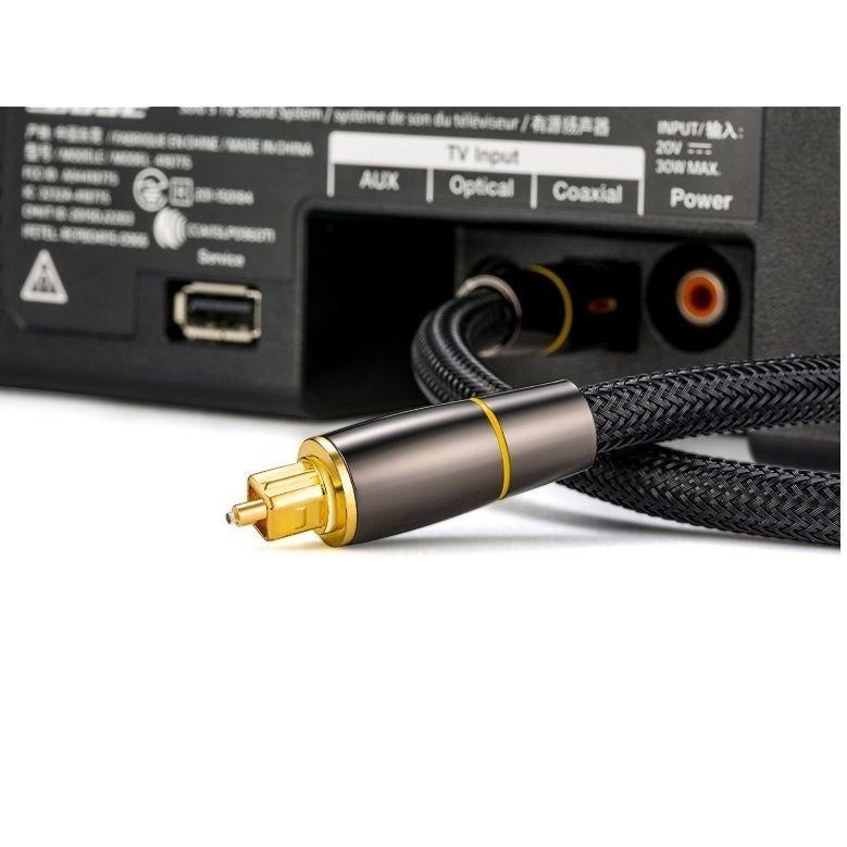 光デジタルケーブル 5m 高品質光ケーブル TOSLINK 角型プラグ オーディオケーブル |  | 04
