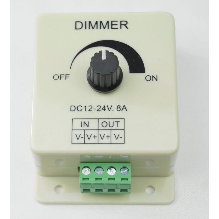 LED Dimmerコントローラー 調光器 8A 12v 24v兼用 :e2136:ARUSENA - 通販 - Yahoo!ショッピング