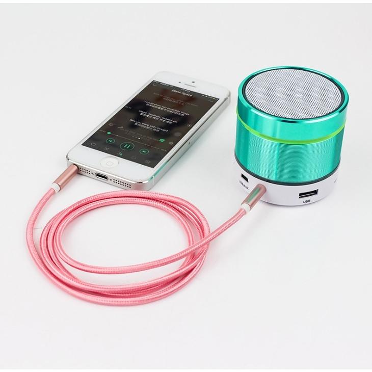 AUX ケーブル 3.5mm ステレオ ミニプラグ iPhone 頑丈 iPod スマートフォンオーディオ 1.0m 金メッキ端子 2色 A003｜arusena39｜04