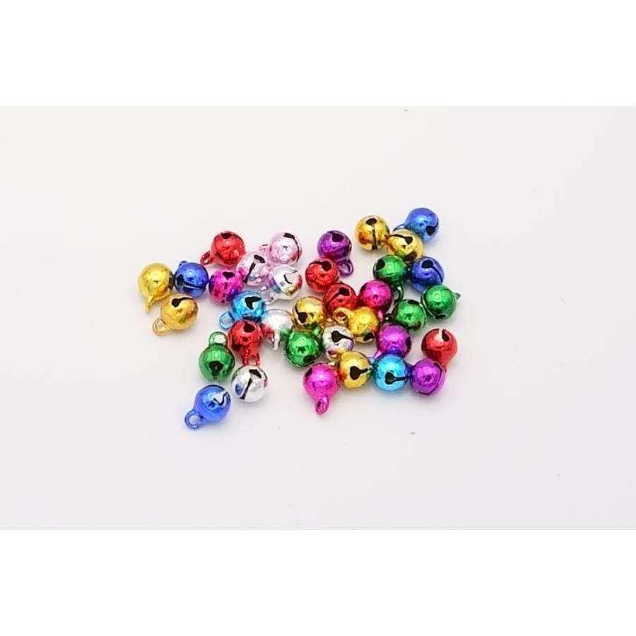 鈴 手芸用 8mm 100個 ハンドメイド アクセサリー ミックス : ARUSENA