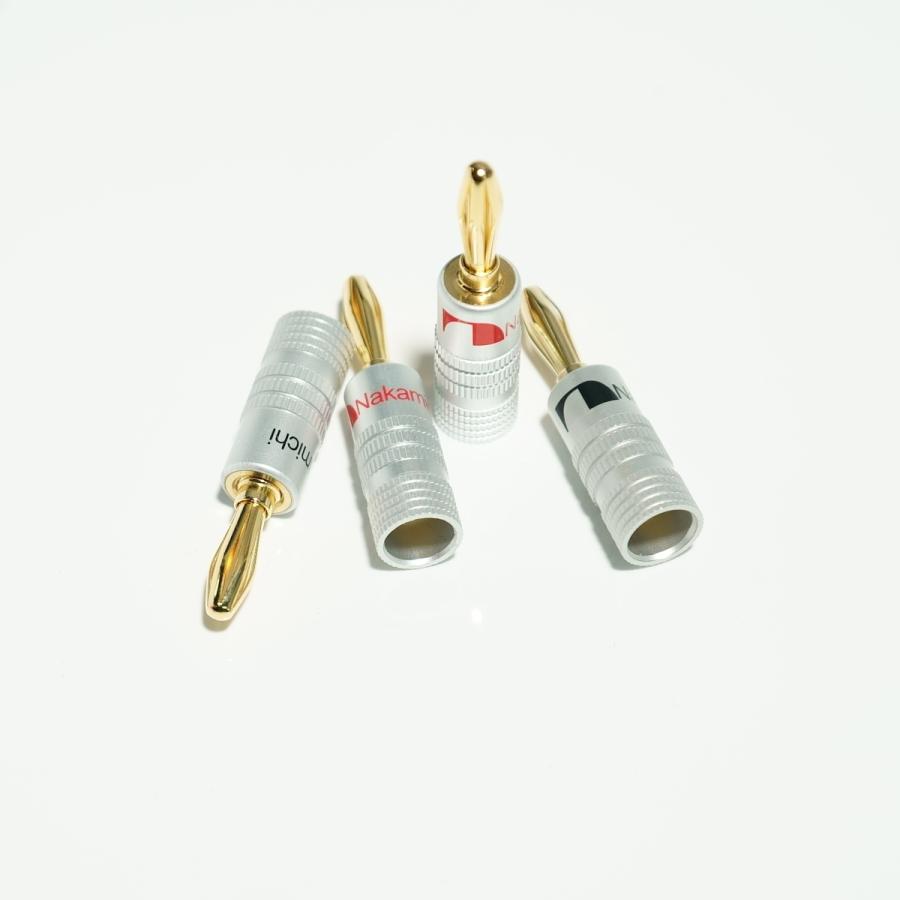 バナナプラグ 金メッキ16本セット(赤8本 黒8本) ナカミチ : ARUSENA