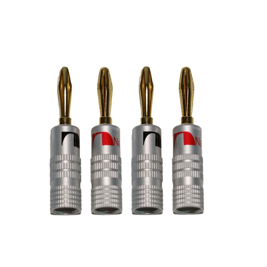 バナナプラグ 金メッキ16本セット(赤8本 黒8本) ナカミチ : ARUSENA