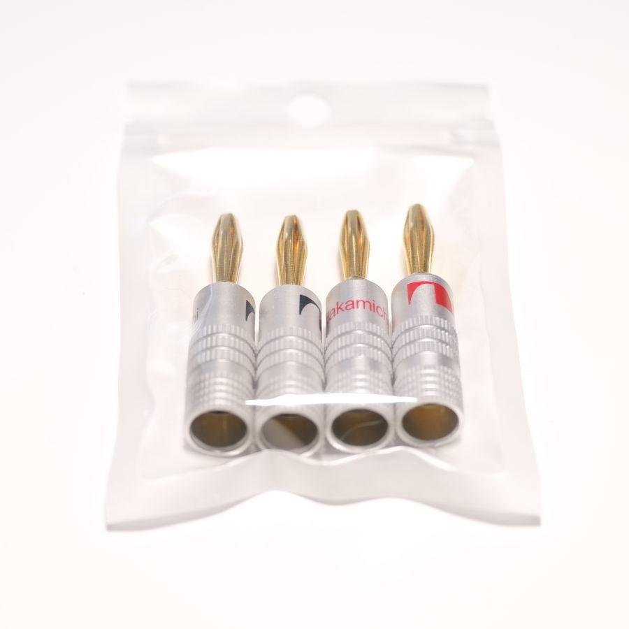 バナナプラグ 金メッキ16本セット(赤8本 黒8本) ナカミチ : ARUSENA