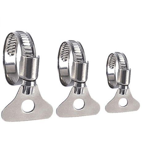 手締めホースバンド 304ステン Φ8mm〜82mm 全15サイズ (1サイズ2個) |  | 18