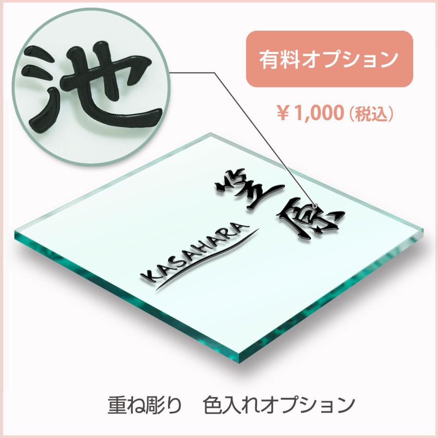表札 ガラスアクリル アクシィ1型 リクシル LIXIL 130mm×130mm 国産