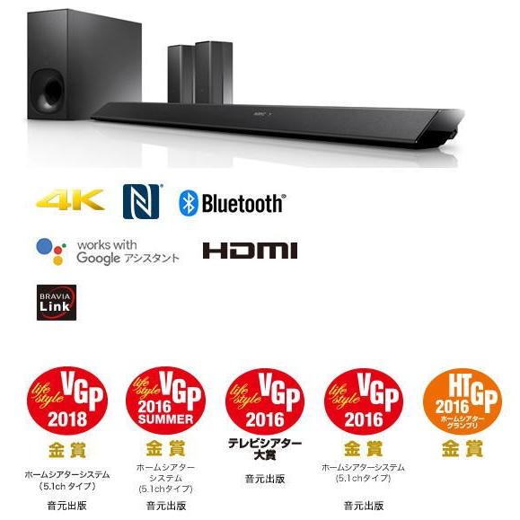 ソニー ホームシアターシステム HT-RT5 ワイヤレス5.1chシステム 4K サウンドバー　新品　送料無料 ポークオーディオ POLK AUDIO SIGNATURE ELITE ES10 サラウンドスピーカー ブラック ES10BLK（2台1組）