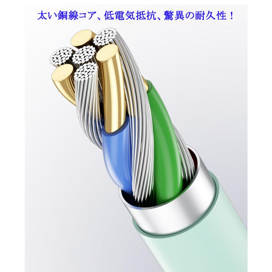 DUZHI iPhone 充電ケーブル 0.25m 留め具付き ライトニングケーブル USB 急速充電 データ伝送 高耐久 断線防止(Purple)|aruyoya|05