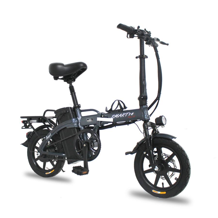 フル電動 モペット電動自転車 折りたたみ可能フルアルミ 48V版大容量 