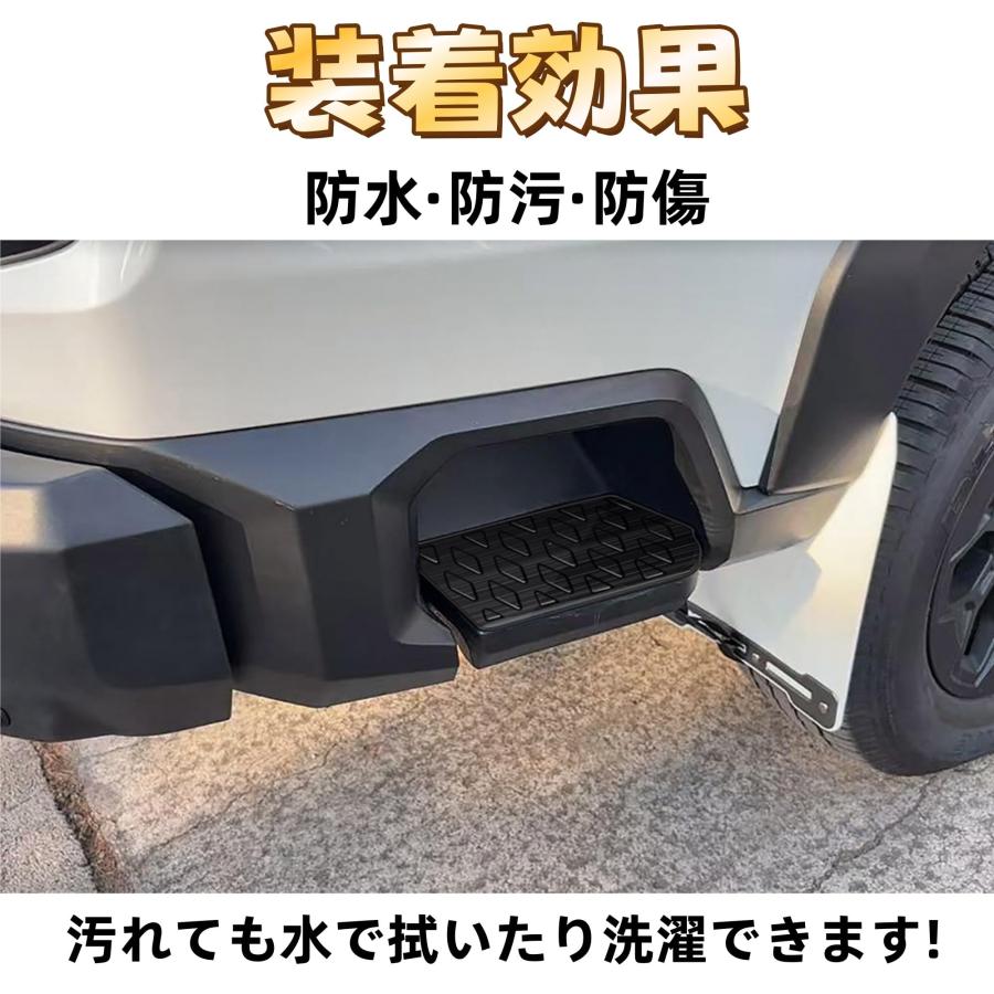 新型 ハイラックス 9代目 に対応 専用 リアバンパーペダルカバー