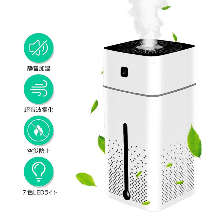 加湿器 超音波式 上から給水 アロオイル対応 噴霧器 大容量 空気洗浄機 乾燥対策 卓上 静音 寝室 オフィス Ledライト搭載 Humidifier1 アロバスshop 通販 Yahoo ショッピング