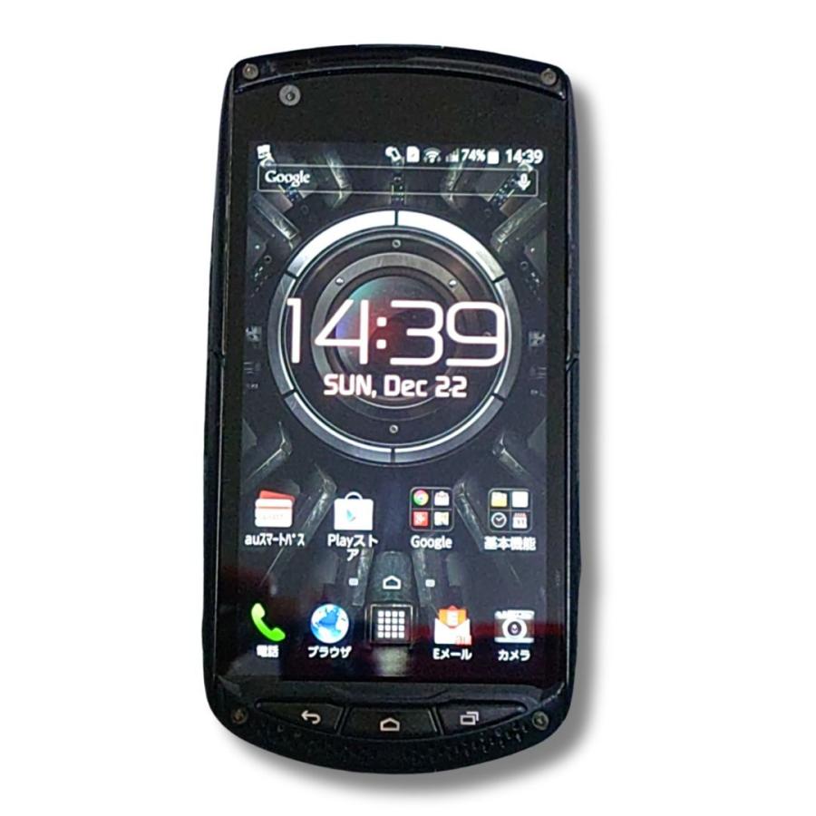 TORQUE G01 KYY24 初代タフネススマホ 気圧計 高度計 波情報