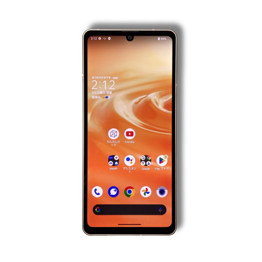 AQUOS sense sense6s 64GB ライトカッパー SHG07 SIMフリー 5G通信