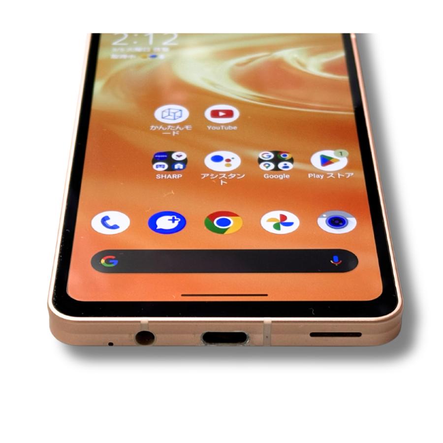 AQUOS sense sense6s 64GB ライトカッパー SHG07 SIMフリー 5G通信