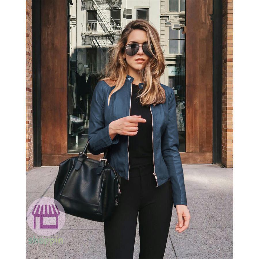 ブティック-革ジャン レディース レザージャケット アウター ジップ