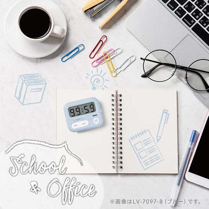 モチベプラス スタディタイマー ミニ LED付 リビガク LV-7097 ソニック | SONiC | 05