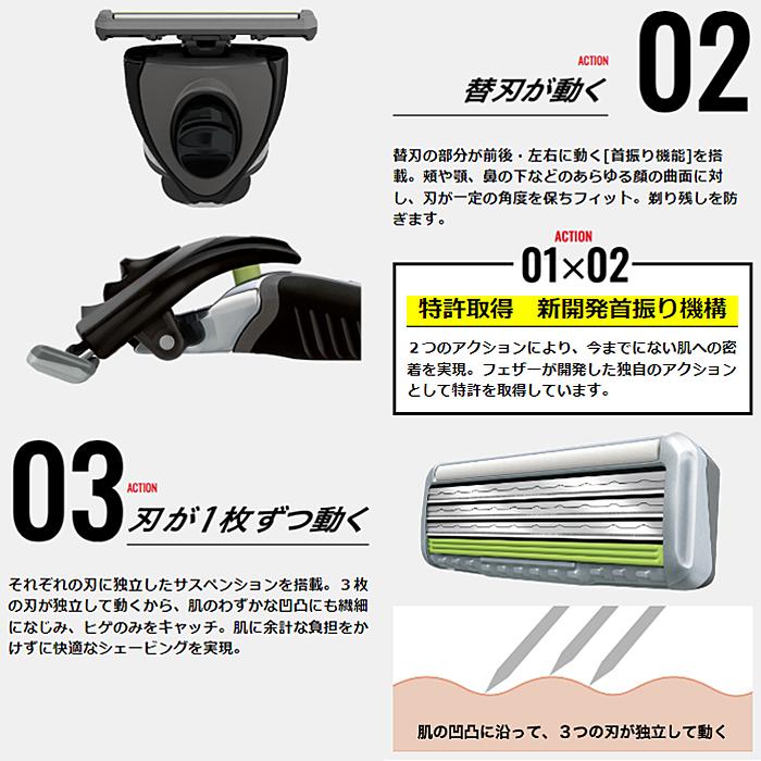FEATHER（フェザー） エフシステム サムライエッジ ホルダー 本体＋替