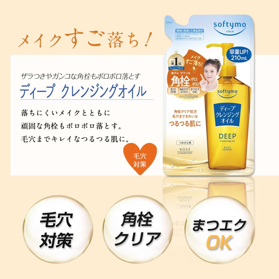コーセーコスメポート ソフティモ クレンジングオイル つめかえ用